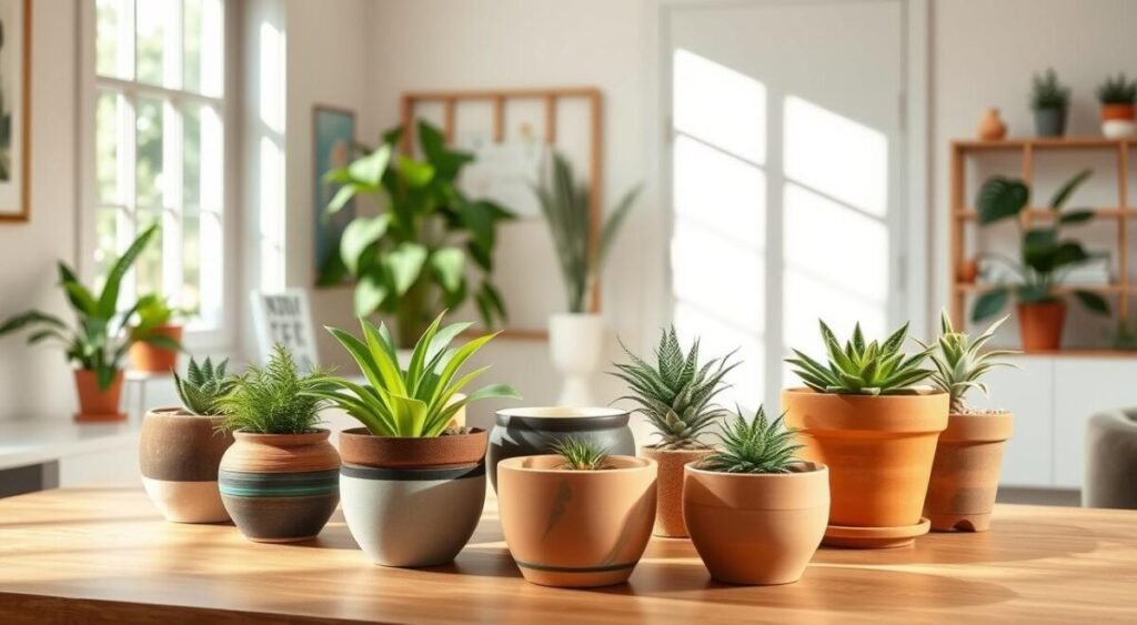 como escolher vaso para plantas