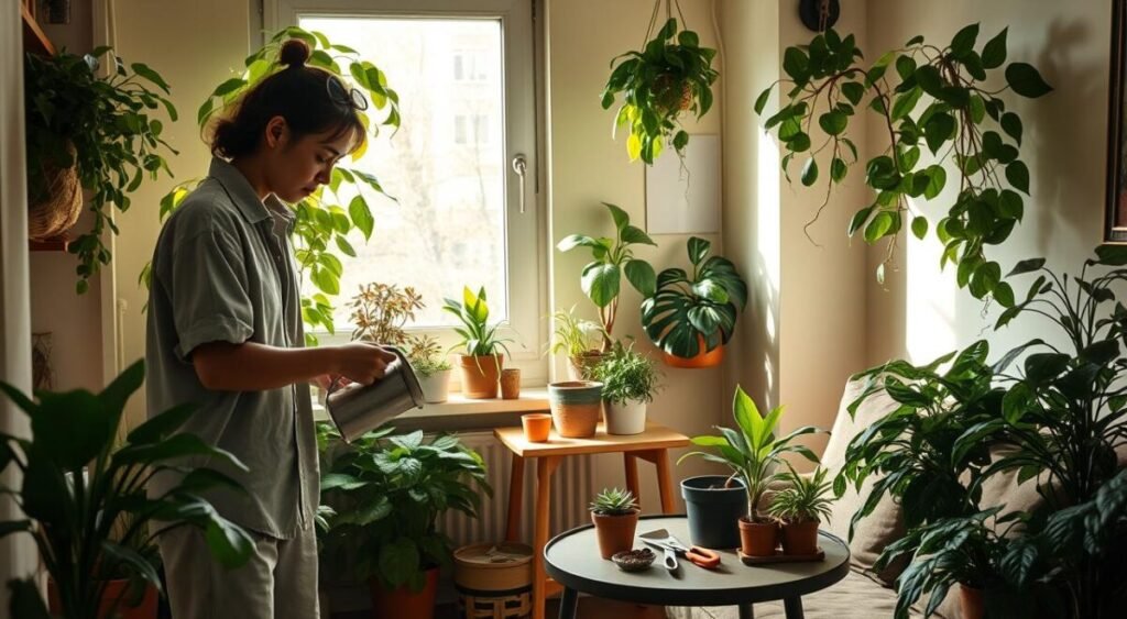 cuidar de plantas em apartamento