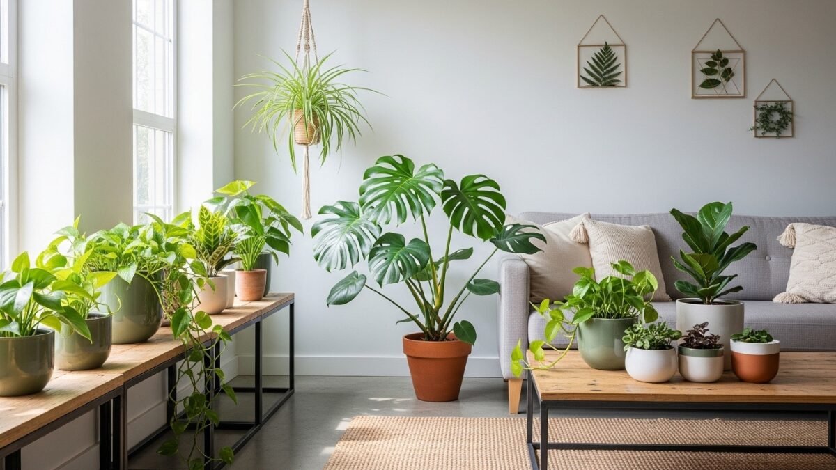 como decorar com plantas