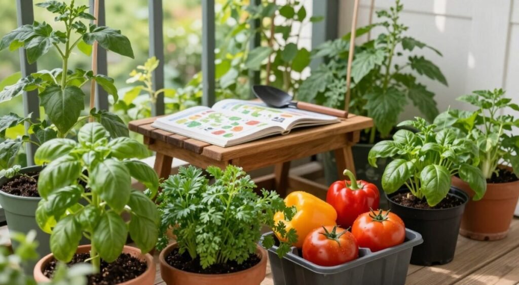 como escolher legumes para horta na varanda