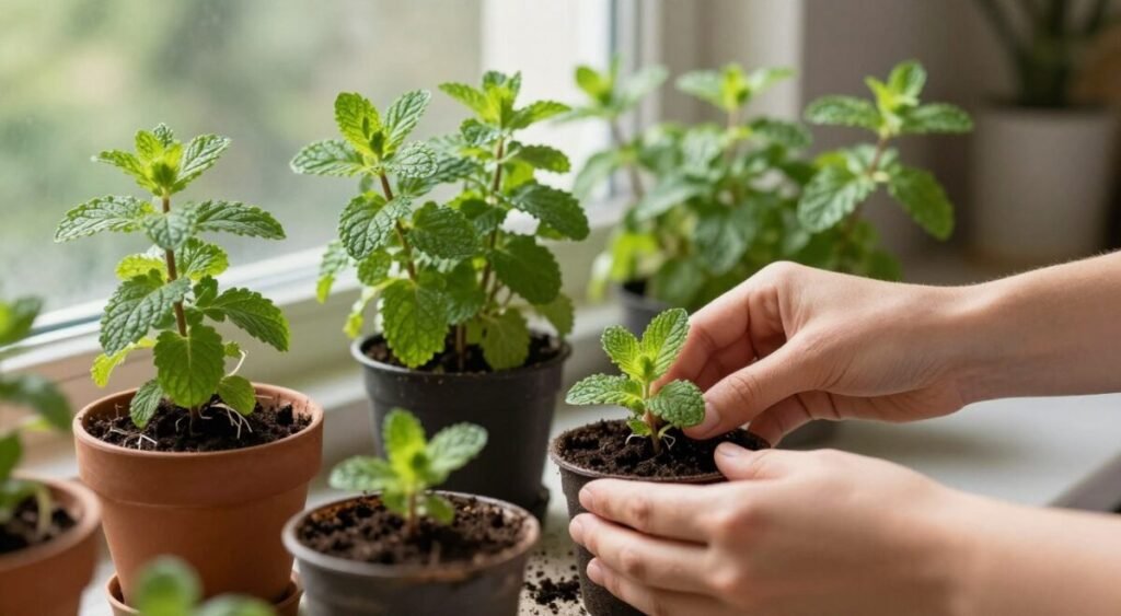 como plantar hortelã