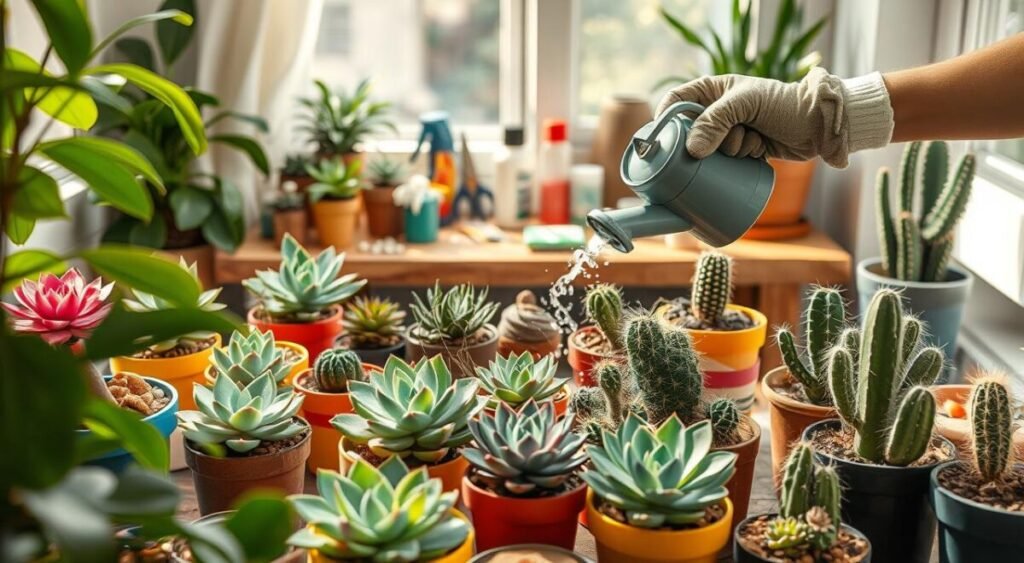 cuidar de suculentas e cactos