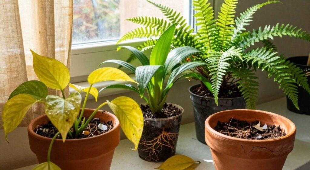 erros ao cuidar de plantas