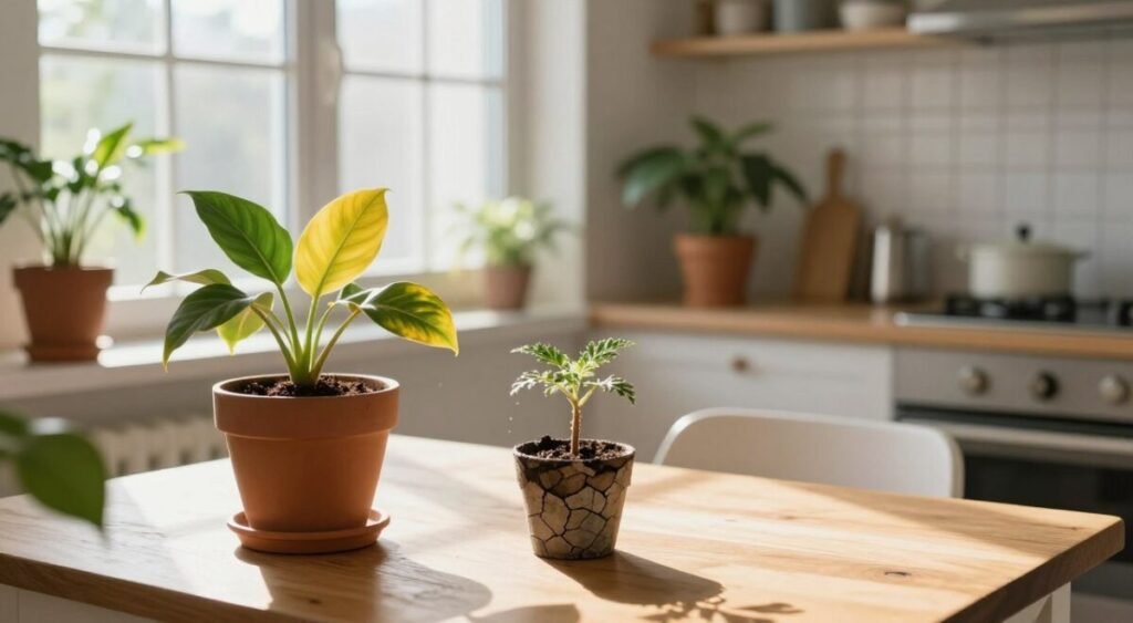 erros ao cuidar de plantas