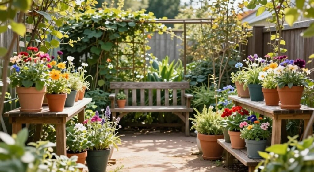 organizar jardim pequeno