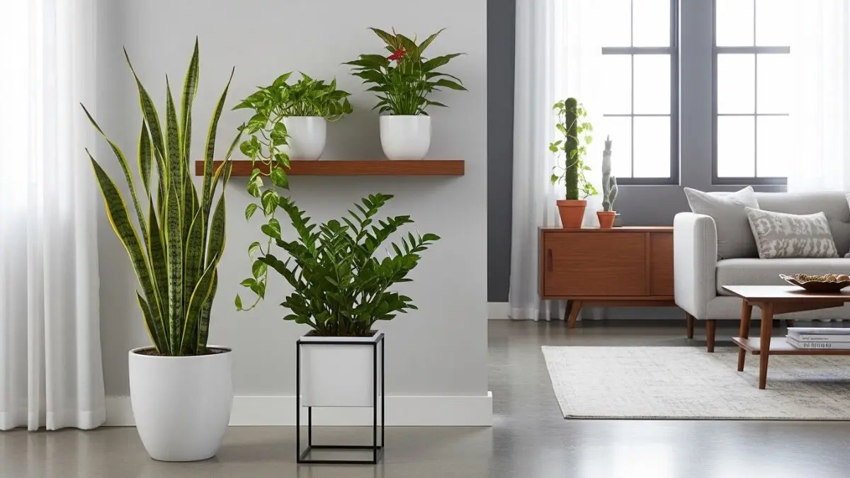 5 Plantas de Interior Resistentes à Falta de Luz! 1 plantas de casa resistentes