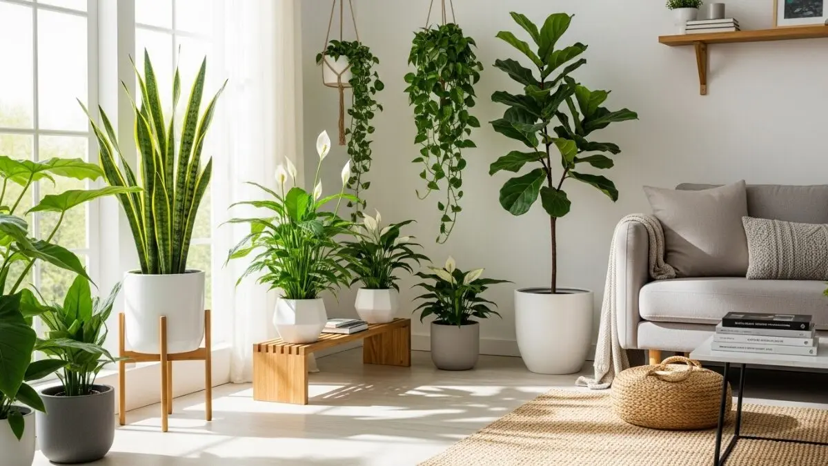 Plantas para Sala: 5 Espécies Que Sobrevivem com Pouca Luz! 1 plantas decorativas para sala de estar