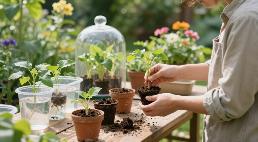 técnicas de propagação de plantas