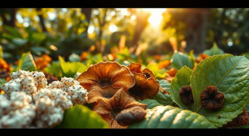 fungos em plantas