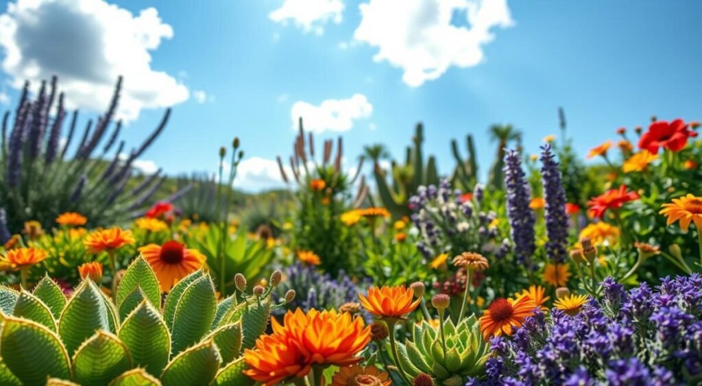 plantas resistentes ao sol