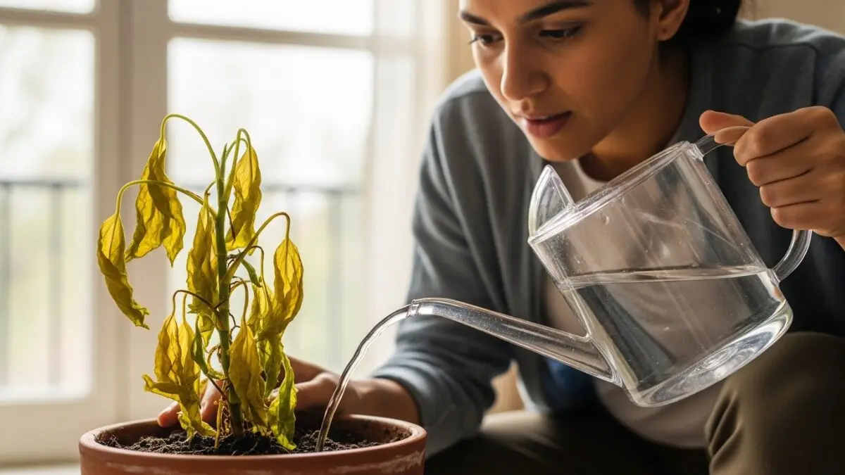problemas comuns no cuidado de plantas