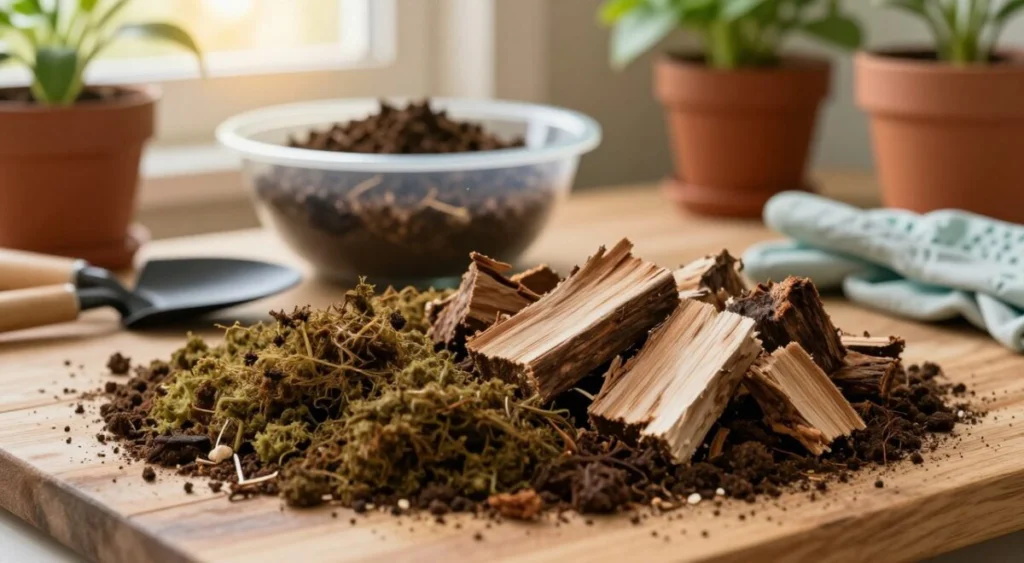 substrato para plantas caseiro