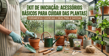 Acessórios para cuidar das plantas: itens básicos para iniciantes!