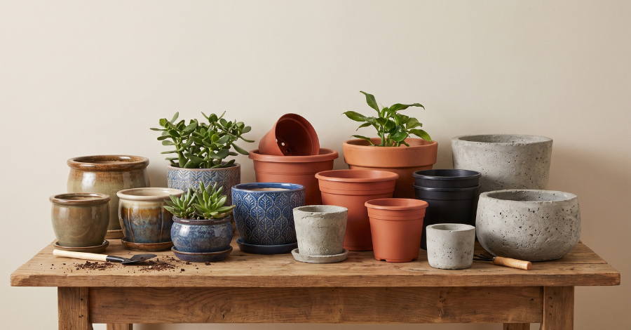 Como escolher o vaso ideal para plantas: barro, plástico ou cimento? 1 como escolher o vaso ideal para plantas