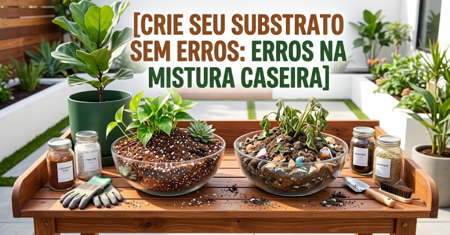 substrato para plantas caseiro